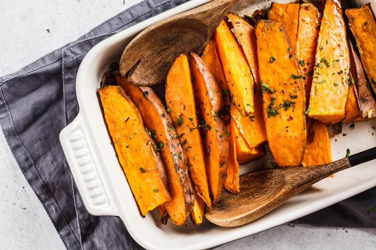 Roasted Sweet Potatoes - Chelsea's Messy Apron