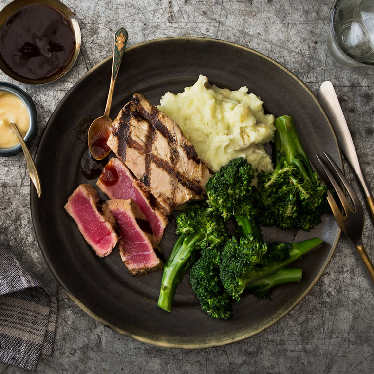 Seared Tuna Steak Recipe Teriyaki Dandk Organizer