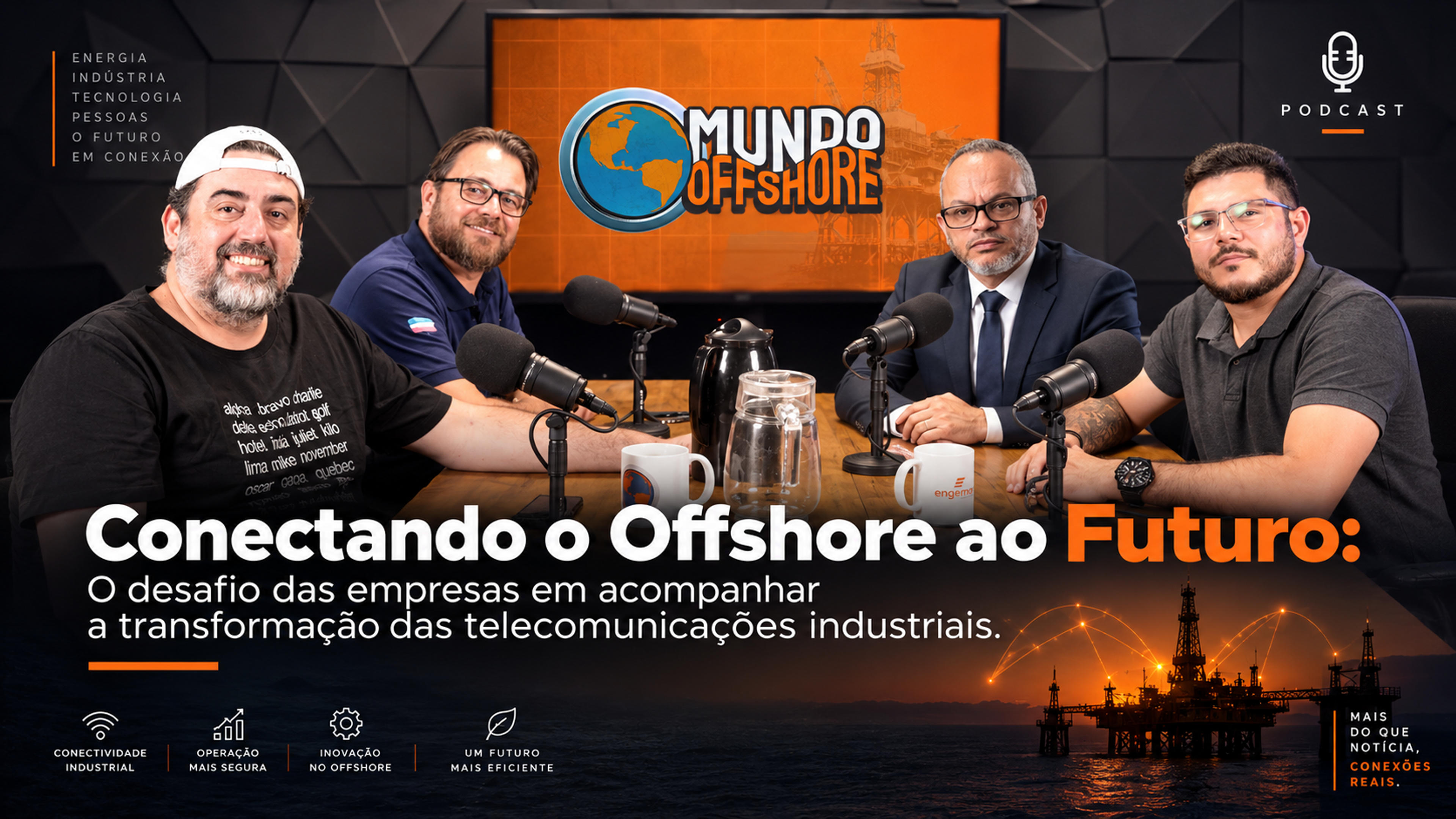 Conectando o Offshore ao Futuro: O desafio das empresas em acompanhar a transformação das telecomunicações industriais