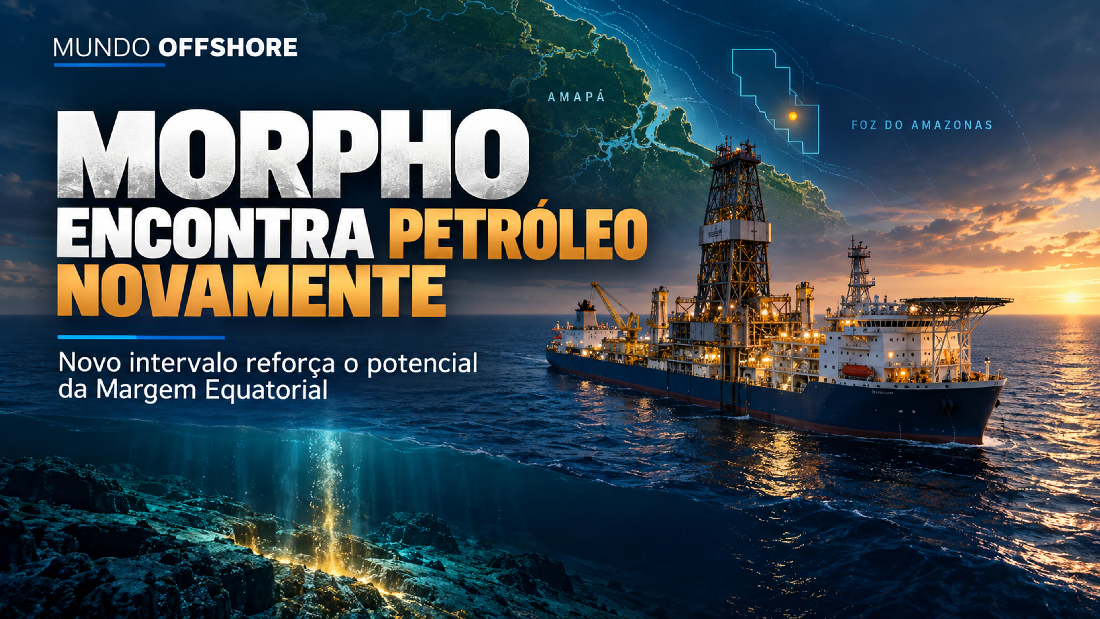 Petrobras encontra novo intervalo de petróleo no poço Morpho e reforça potencial da Margem Equatorial