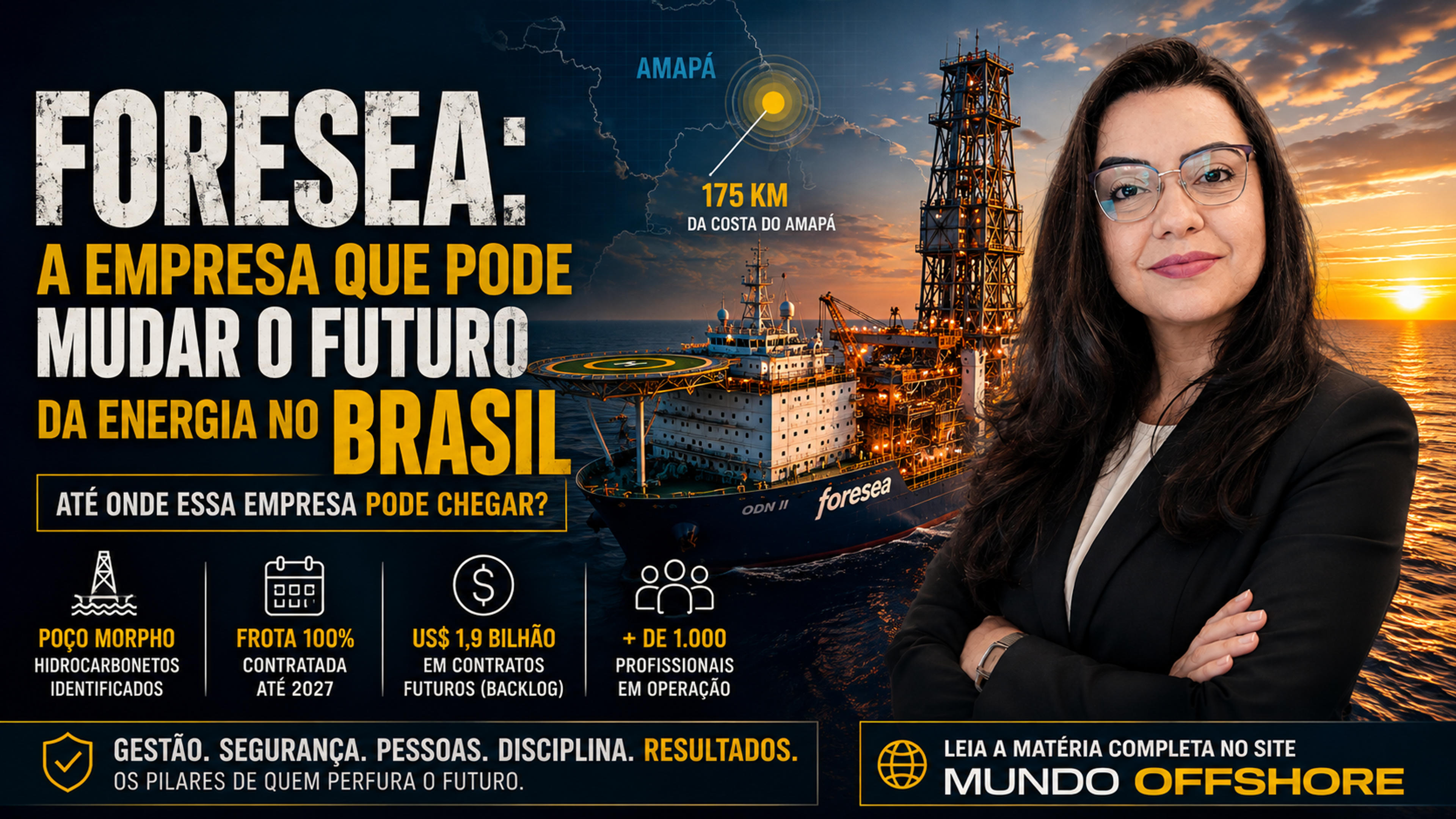 Foresea mostra que grandes resultados começam muito antes da descoberta de petróleo