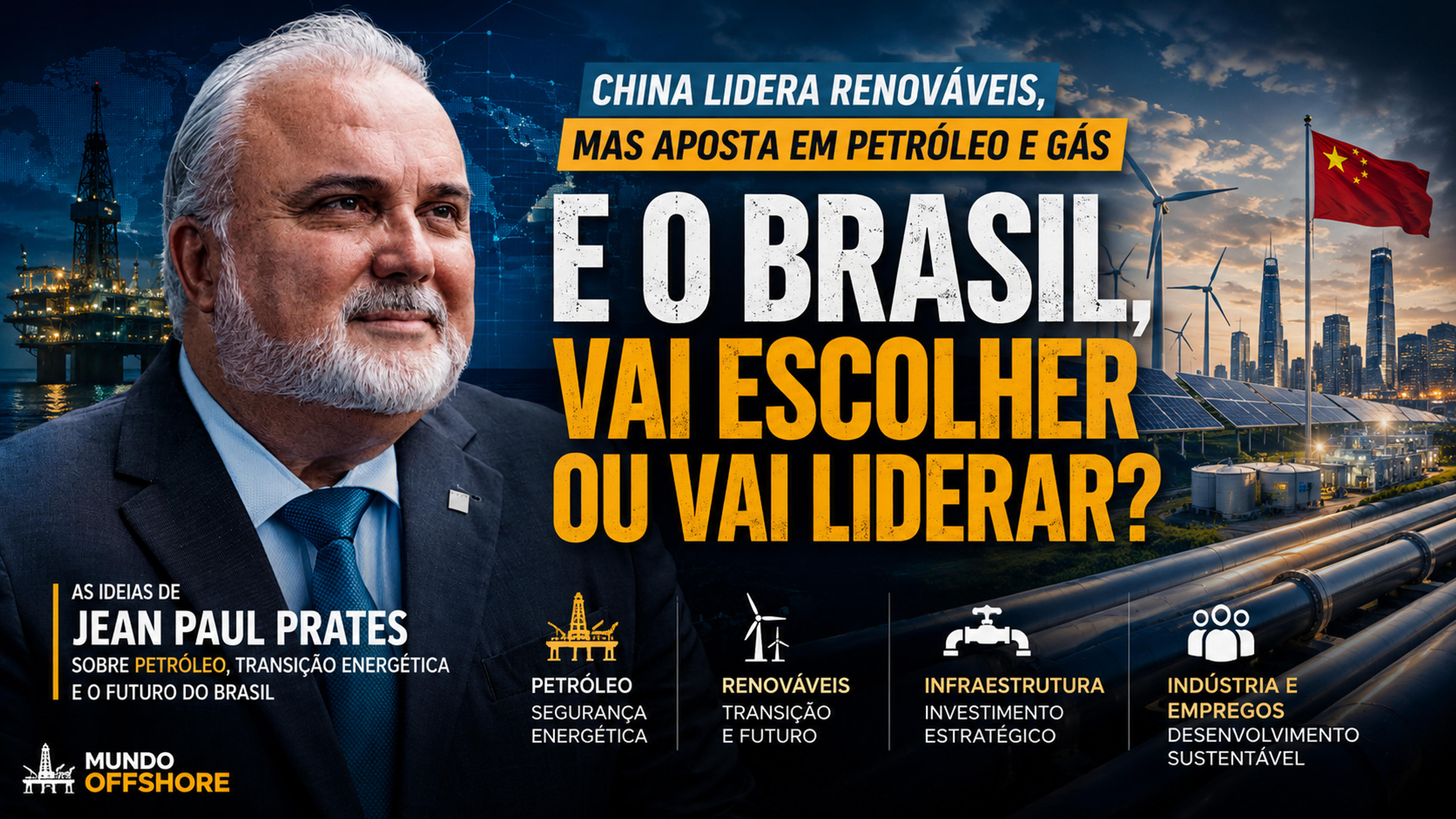  A China aposta em petróleo enquanto lidera as renováveis. E o Brasil?
