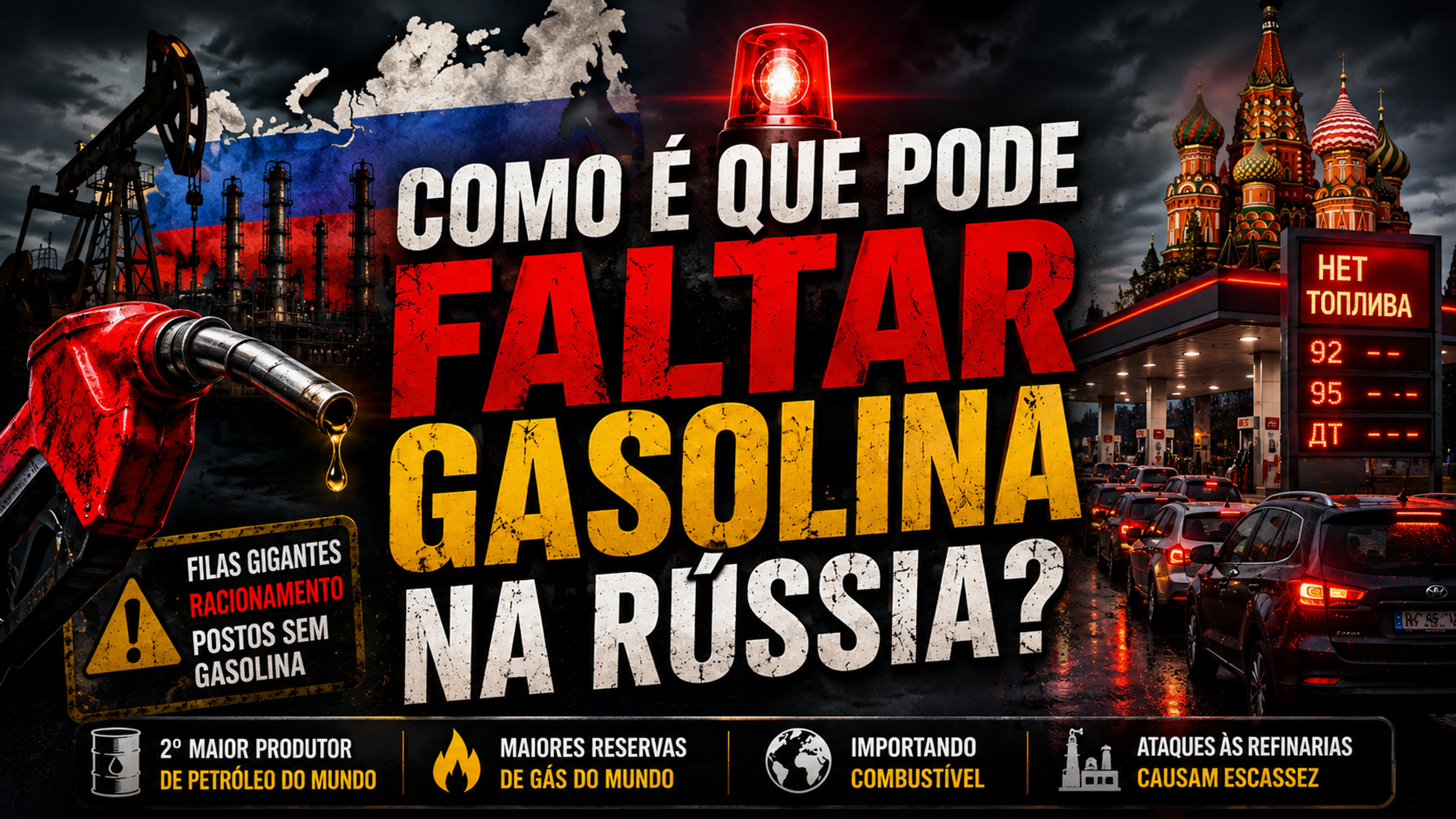 Crise de combustíveis chega a Moscou: como pode faltar gasolina em uma das maiores potências energéticas do mundo?