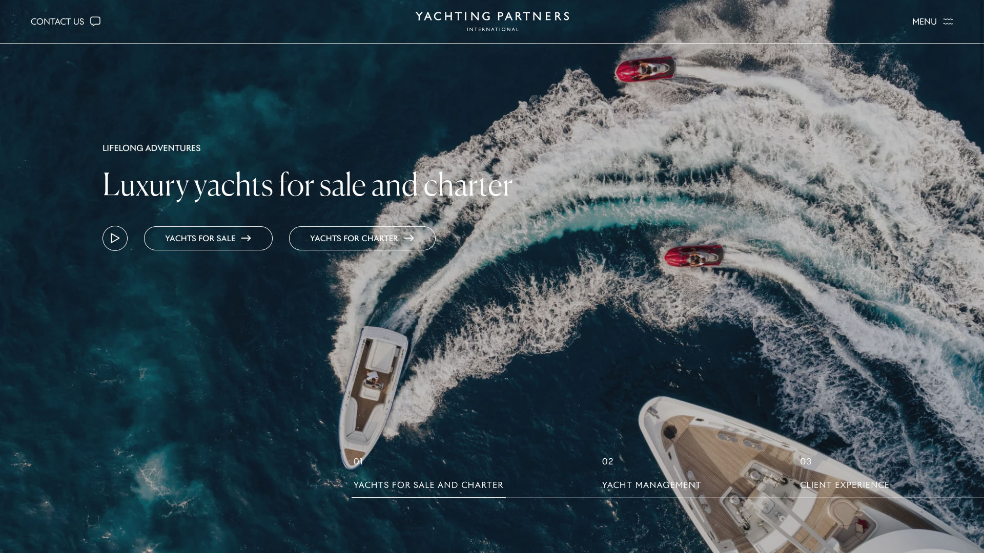 Yachting Partners Inernational home page