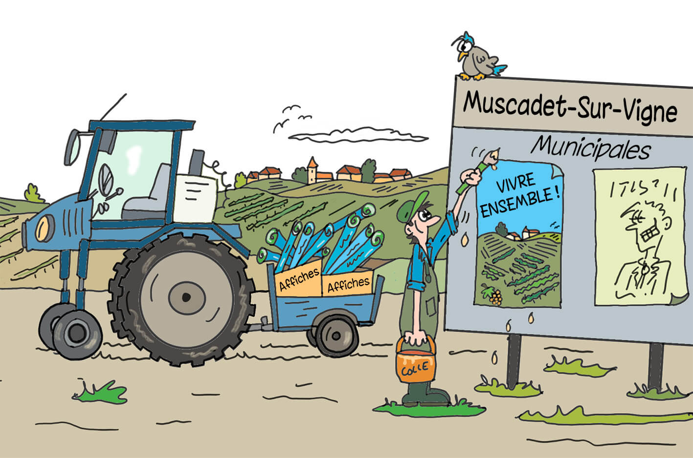 Le vignoble en campagne ! - Muscadet