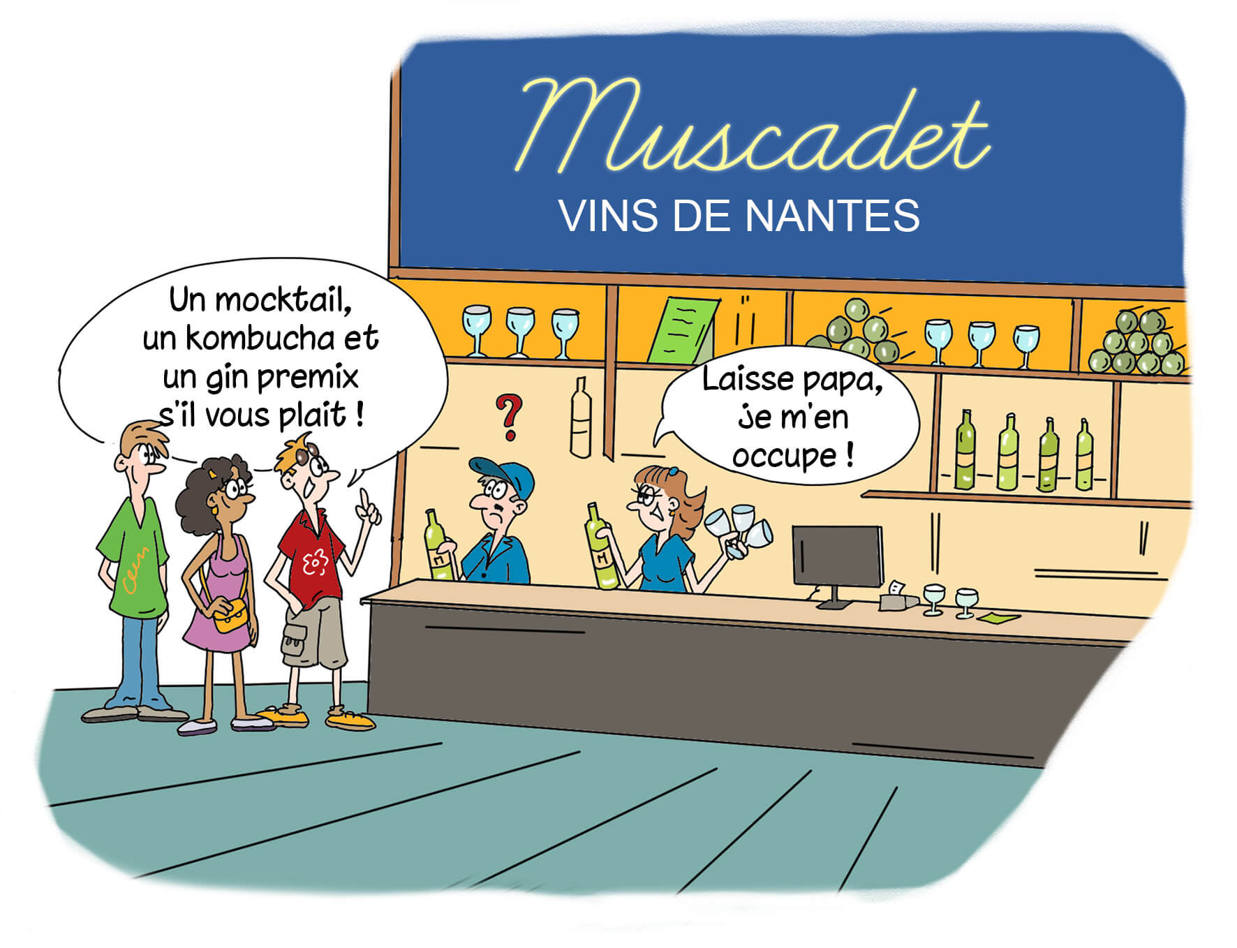 Voir et vendre le verre à moitié plein - Muscadet
