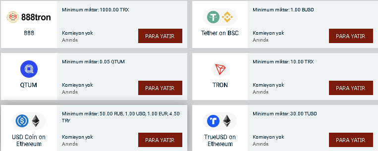 888Starz Kripto ile ödeme