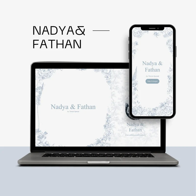 Undangan Pernikahan tema Nadya & Fathan