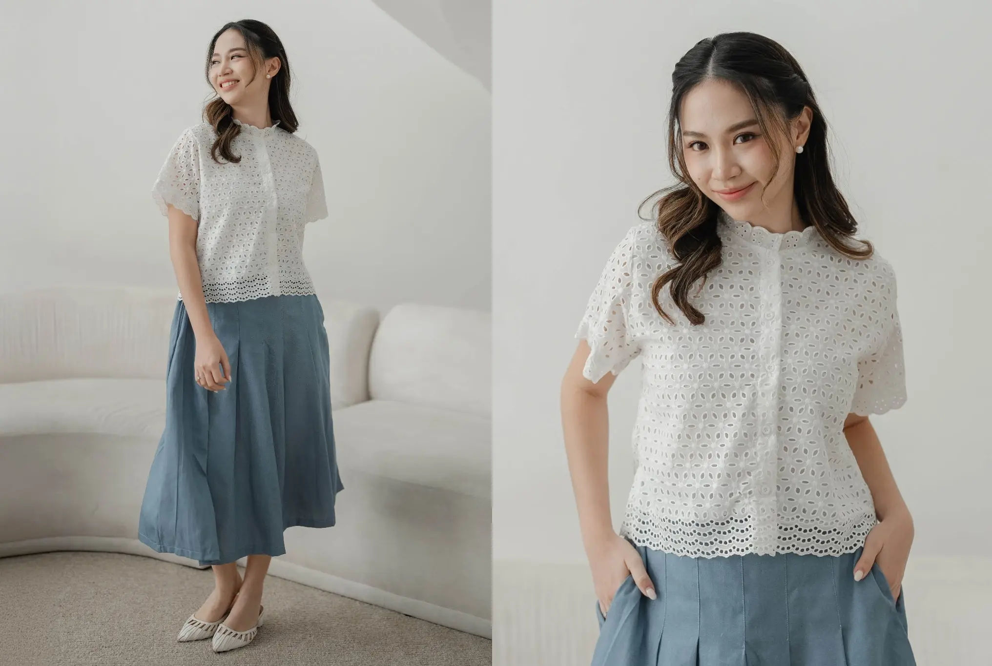 Tampil Anggun dengan Sherlyn Blouse, Review Jujur: Sherlyn Blouse Atasan Katun Bordir, Rekomendasi Atasan Harian: Sherlyn Blouse. Atasan katun bordir Sherlyn Blouse, atasan wanita kekinian, Blouse katun bordir Sherlyn untuk lookbook daily, Model Sherlyn Blouse, atasan bordir cantik dan modern.