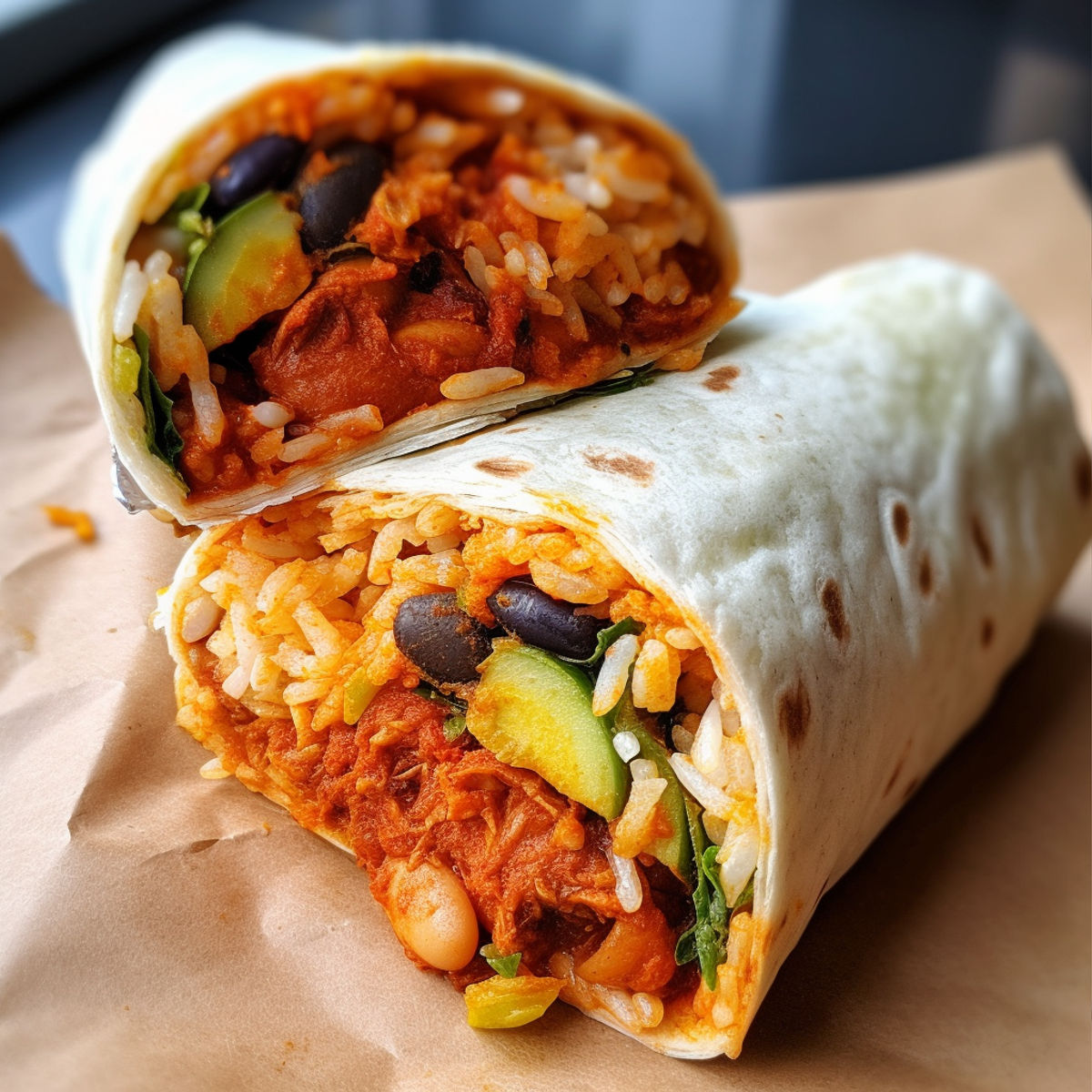 Kimchi burrito