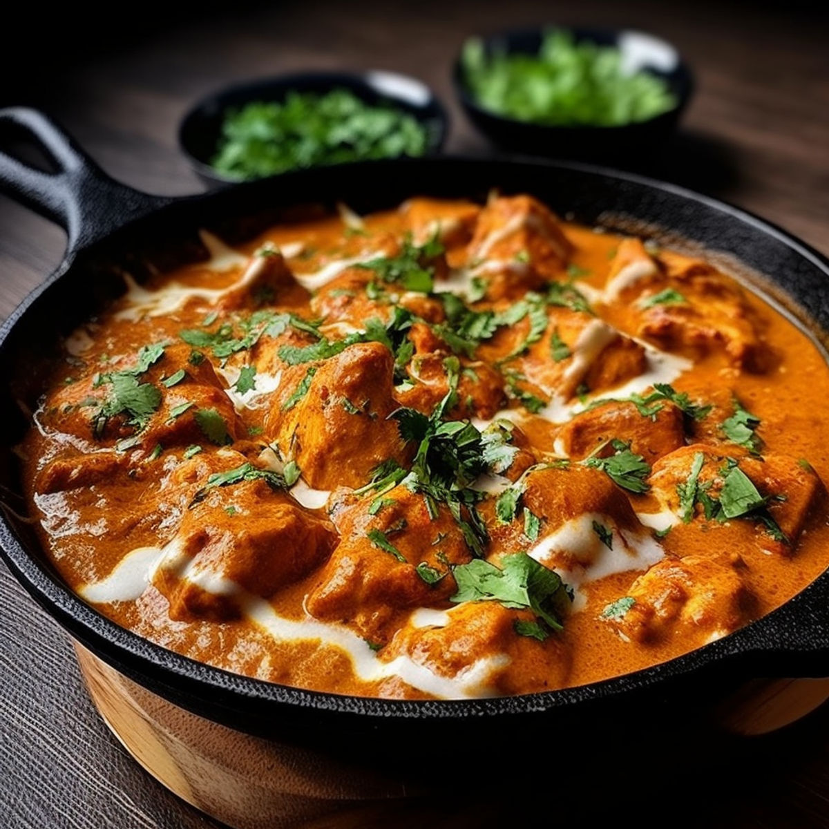 Jemné butter chicken (máslové kuře)
