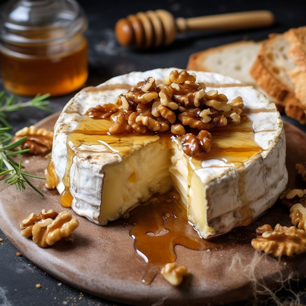 Fit pečený camembert s medem