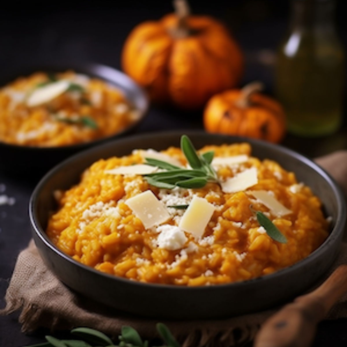 Dýňové risotto