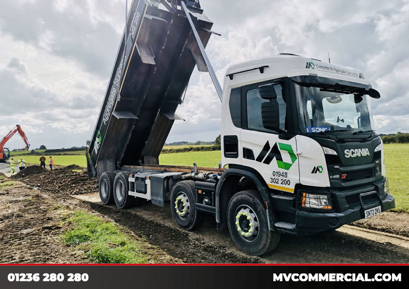 Image for MV COMMERCIAL IMPRESSES SHROPSHIRE AGGREGATE SPECIALIST WITH FAST DELIVERY OF TIPPERS