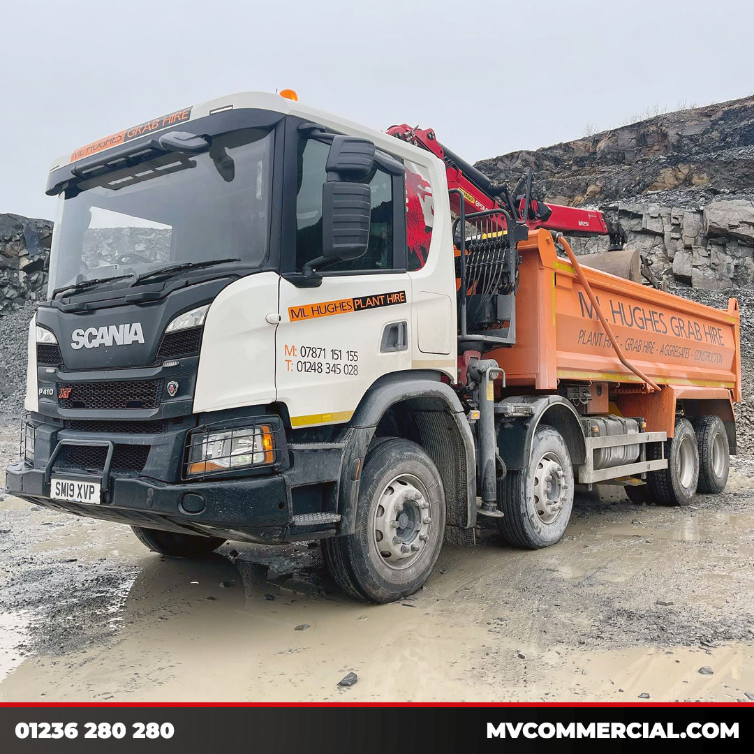 Image for WELSH PLANT HIRE FIRM HAILS QUALITY OF REFURBISHED TIPPER GRABS FROM MV COMMERCIAL
