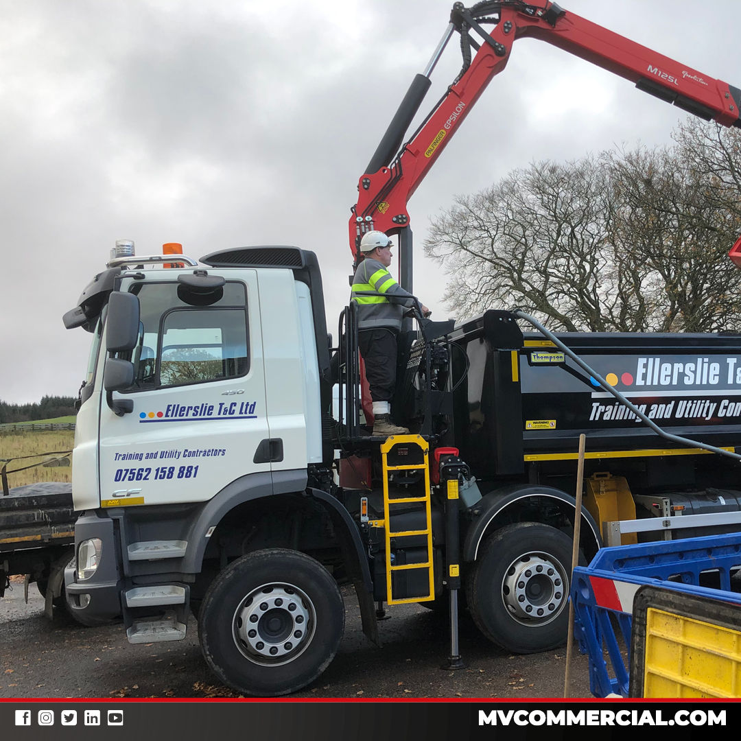 Image for PR: Quick Delivery for Ellerslie's High Spec DAF Tipper Grab 