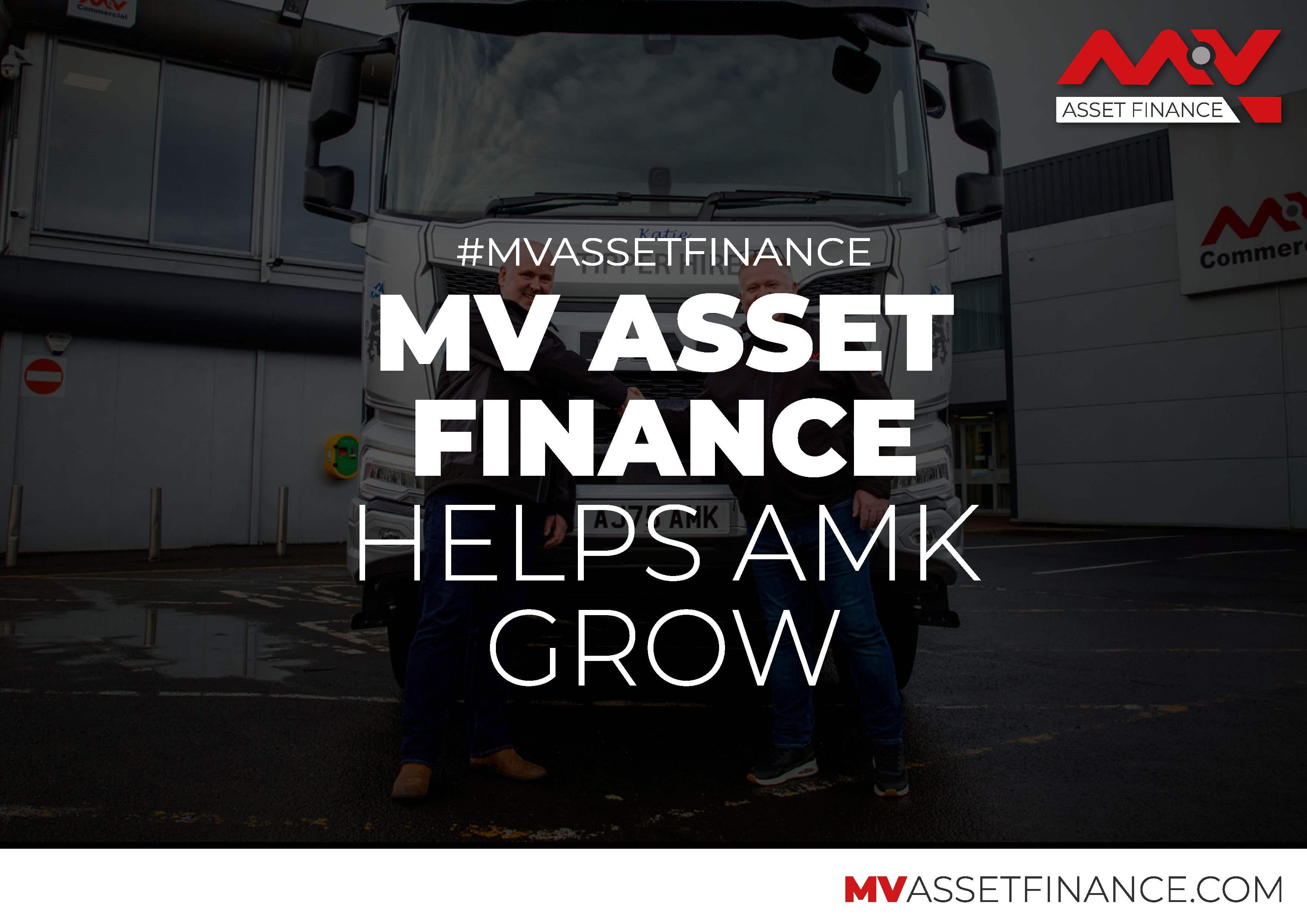 Image for AMK Plant & Tipper Hire Ltd Strengthens Established Fleet with First New Truck Investment, Supported by MV Commercial and MV Asset Finance