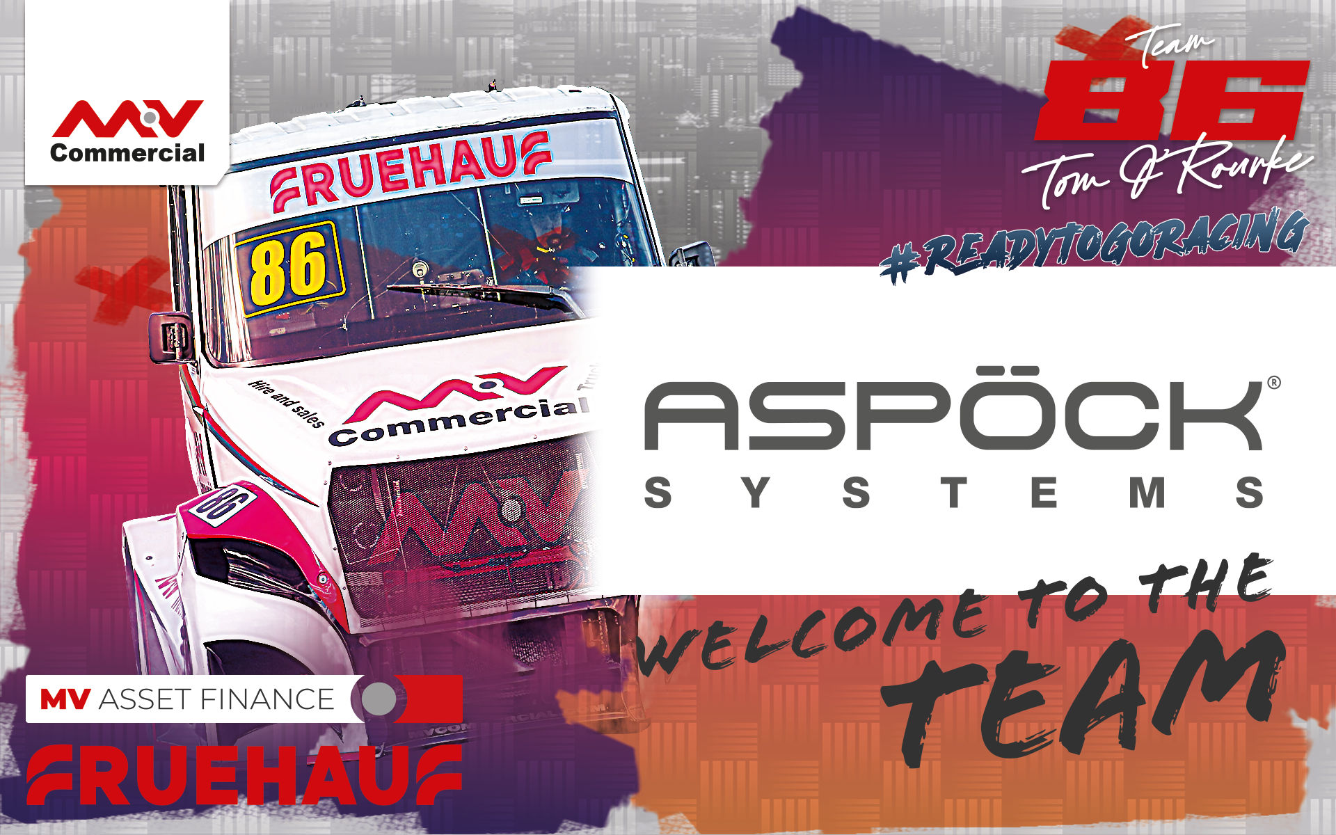Image for 86 MV Truck Racing Welcomes Aspöck as New Sponsor for the Season