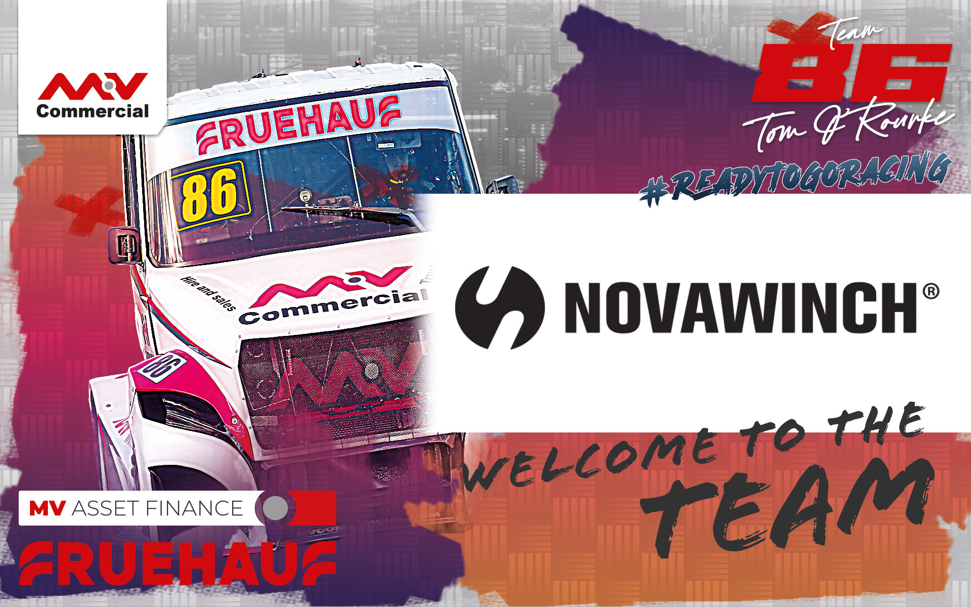 Image for 86 MV Truck Racing Welcomes Novawinch as New Sponsor