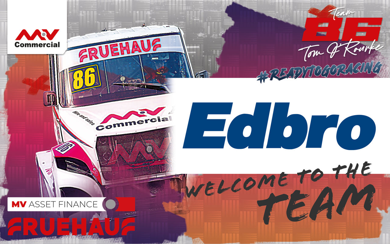 Image for 86 MV Truck Racing Welcomes Edbro as New Sponsor