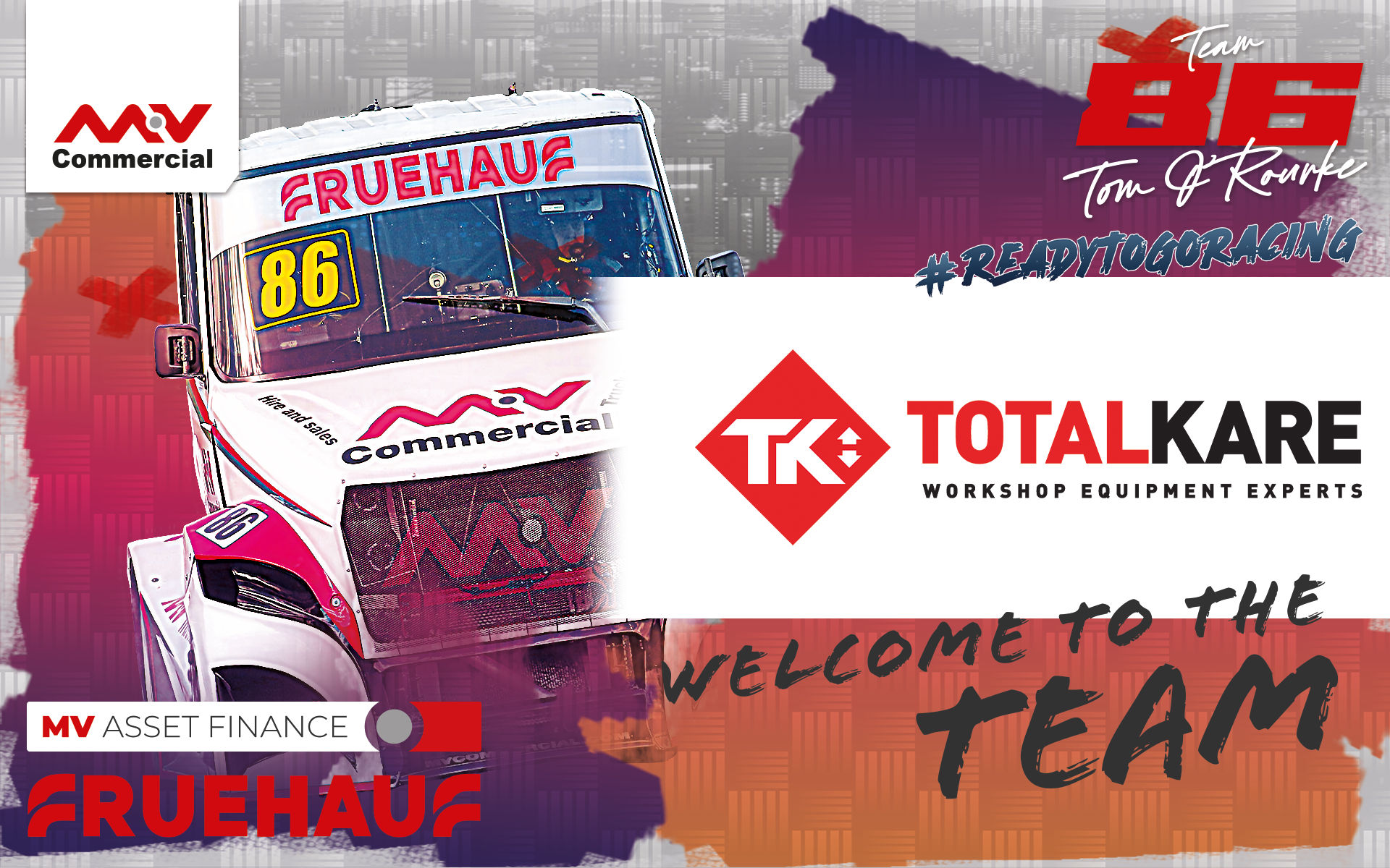 Image for 86 MV Truck Racing Welcomes TotalKare as New Sponsor