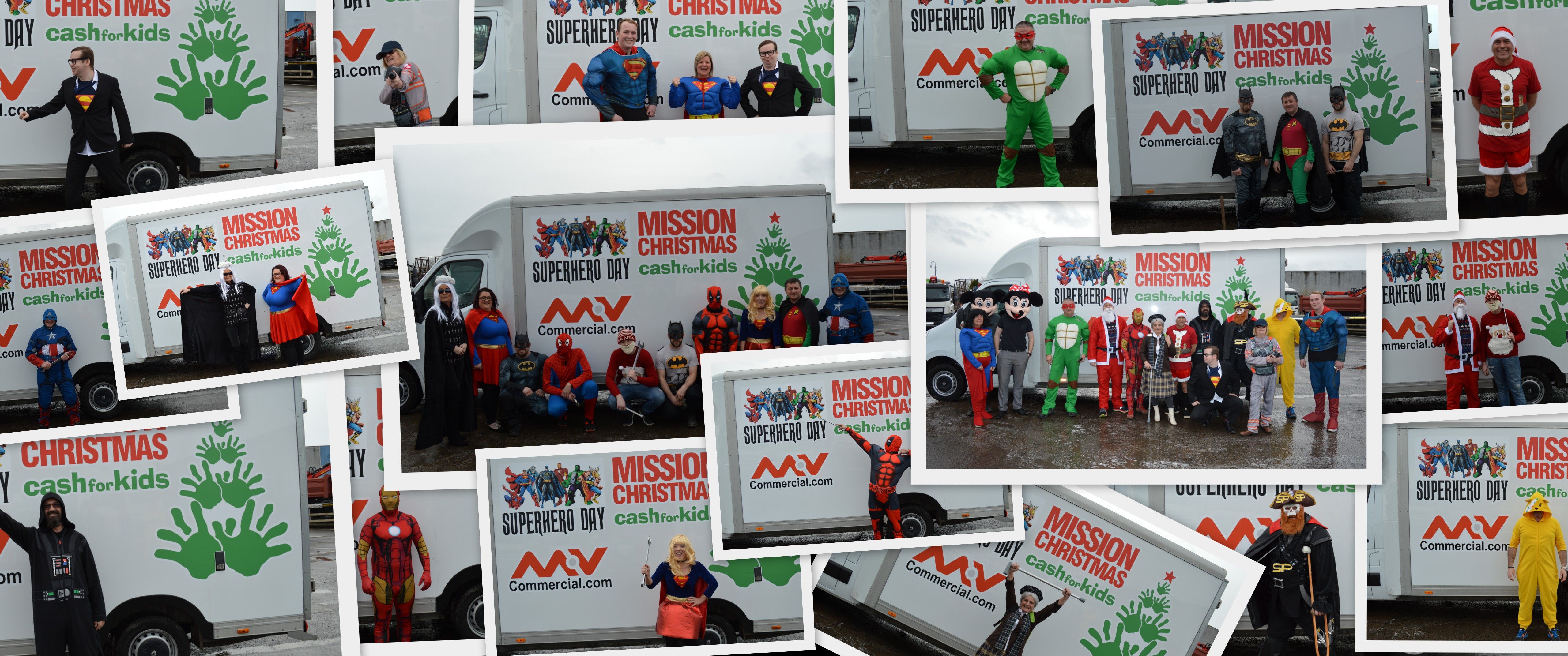 Image for MV Super Heroes Raise £1000 for Cash for Kids	