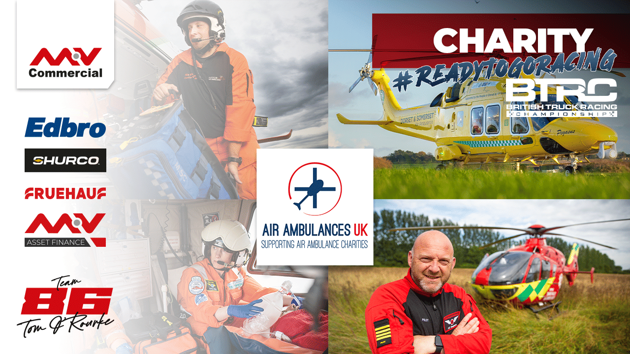 Image for MV Truck Racing Announces Air Ambulances UK as Chosen Charity Partner