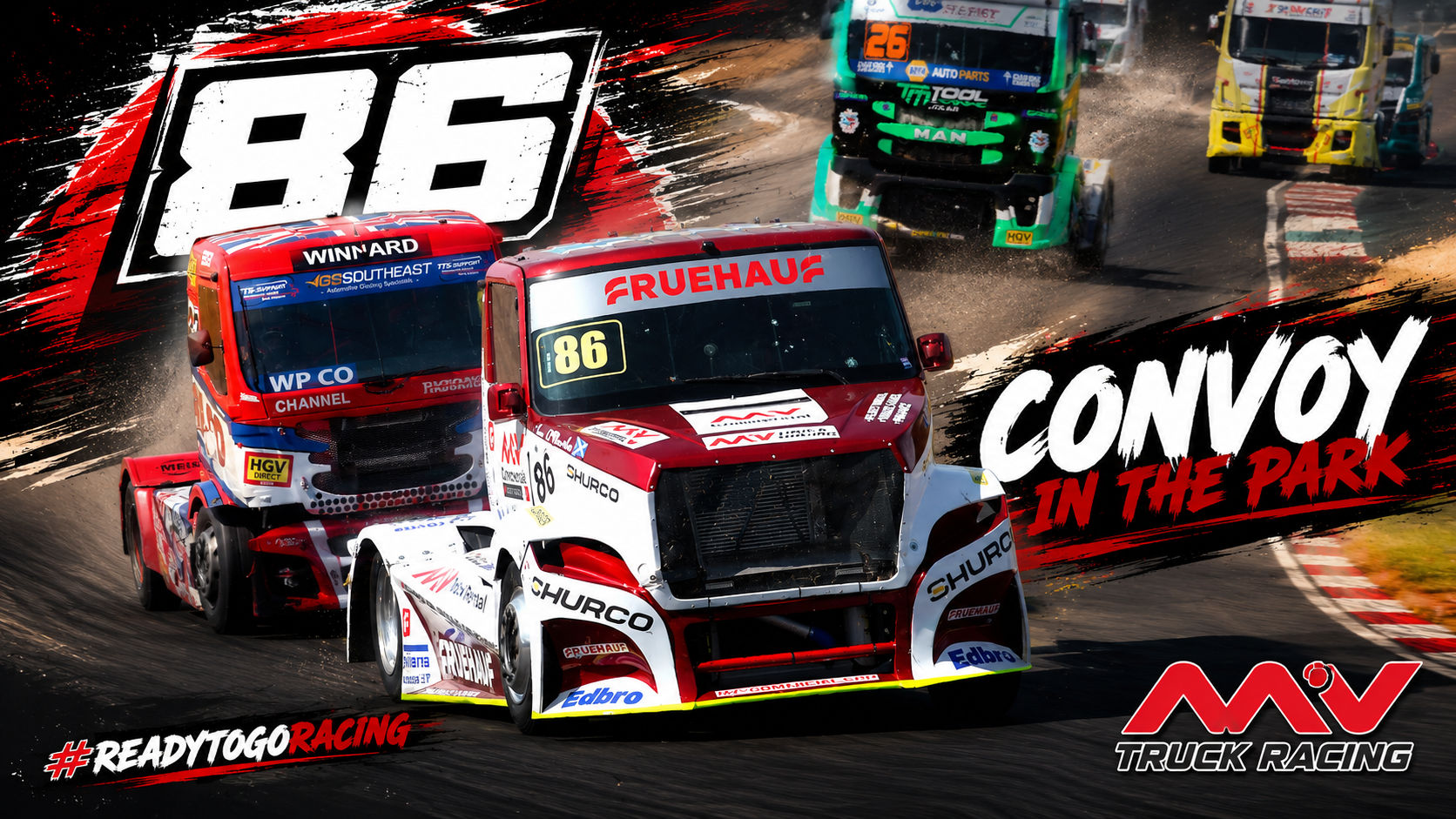 Image for MV Truck Racing Charges Through the Field at Donington