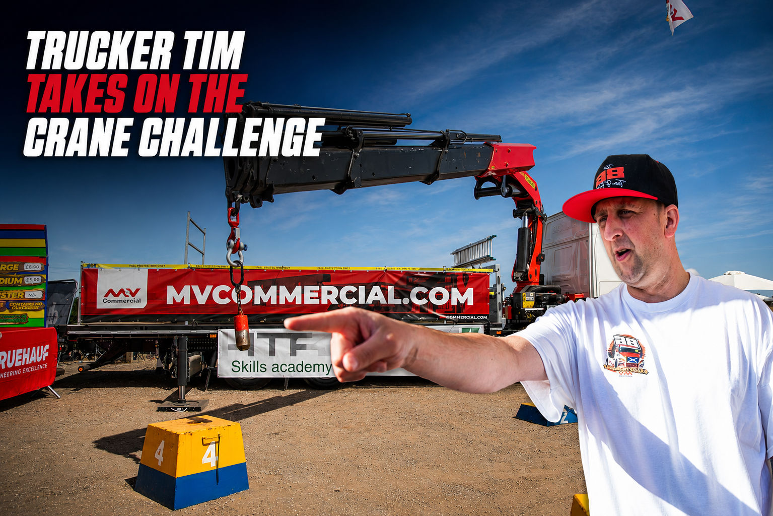 Image for Trucker Tim Takes on the Crane Challenge at Convoy in the Park | MV Commercial