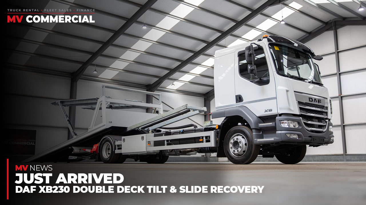 Image for Just Arrived: DAF XB230 Double-Deck Tilt-and-Slide Recovery Truck for Hire and Sale