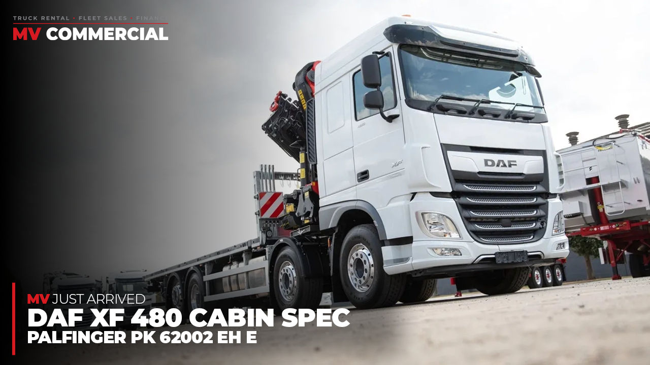 Image for Just Arrived: DAF XF 480 Cabin Spec Palfinger PK62 for Hire and Sale