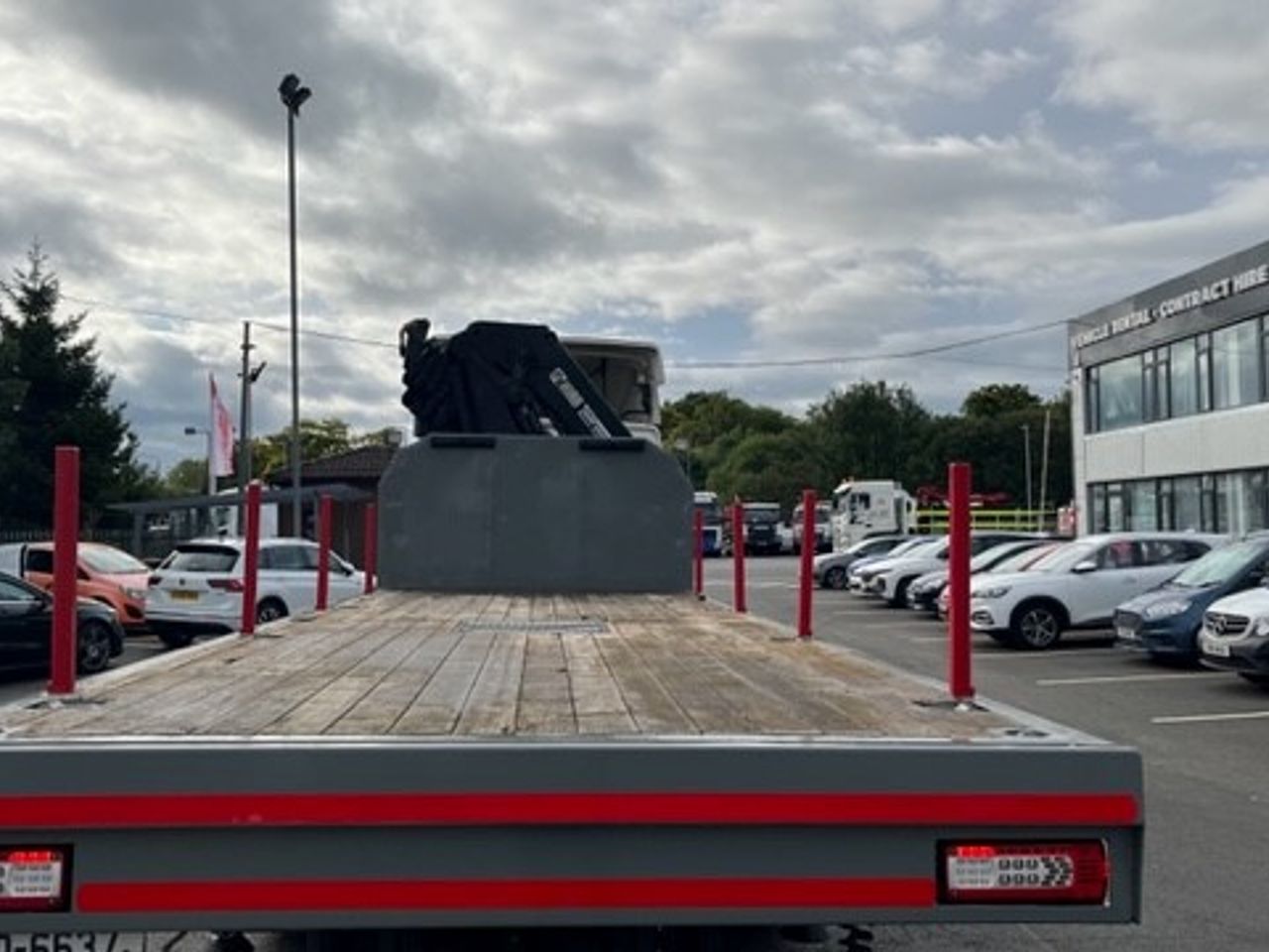 Ready to go Volvo FM 9, Flatbed, , 26 Tonne, Sleeper Cab, I-Shift, Beacon Bar, Fully Colour Coded, Air Roof Kit, Twistlocks, Lashing Rings, , HIAB, - | for sale at MV Commercial, the UKs leading Truck, Trailers and Van supplier. (152D6637 103686)