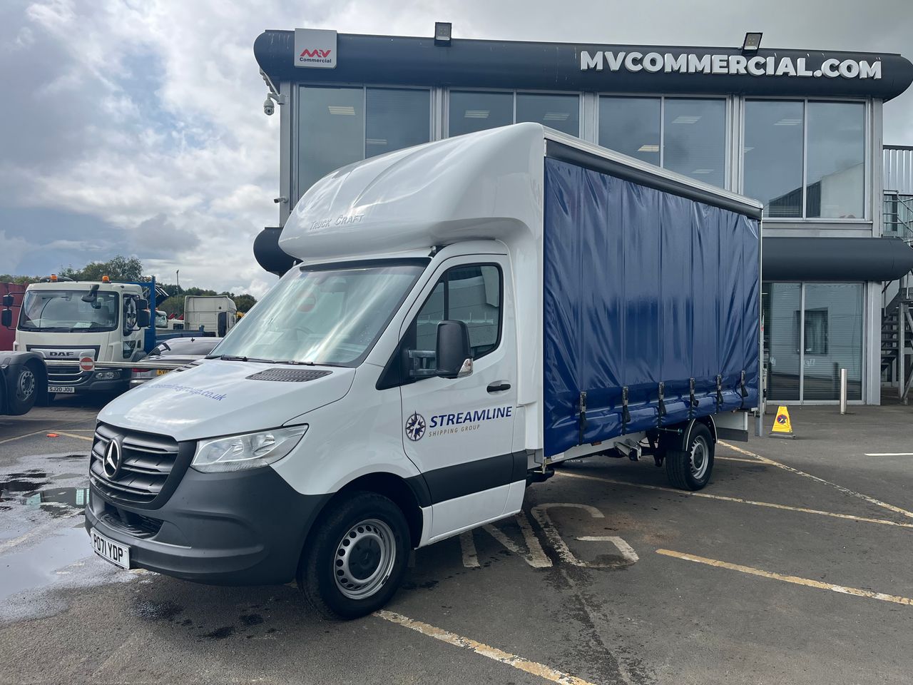 2021 Mercedes-Benz Sprinter 316 CDI Curtainsider for sale at MV Commercial