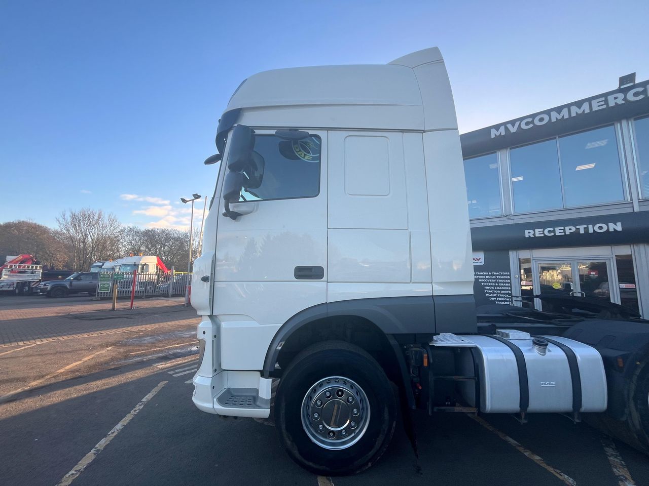 Ready to go DAF FTR XF530, Tractor Unit, 530, 60 Tonne, Super Space Cab, Automatic, 9 Tonne Front Axle, Adaptive Cruise Control, Bumper Mounted Fog Lights, Cab Sunvisor , DAF Sound System, , -, - | for sale at MV Commercial, the UKs leading Truck, Trailers and Van supplier. (SN20XTB 108411)