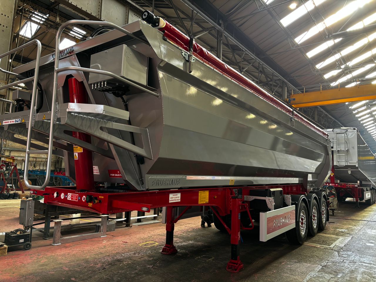 2024 Fruehauf Halfpipe Tipper Trailers for sale at MV Commercial