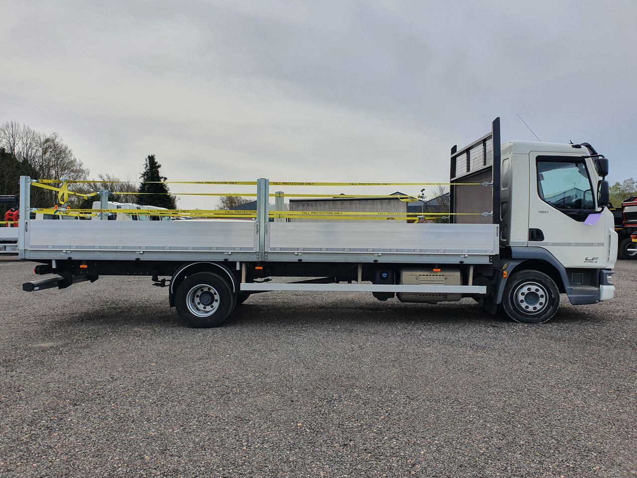 Ready to go DAF LF 180, Dropside, 180, 7.5 Tonne, Day Cab, Manual, Cab Sunvisor , Full Height Headboard, Fall Arrest System, Full Aluminium Dropsides, Wisadeck Flooring, , -, - | for sale at MV Commercial, the UKs leading Truck, Trailers and Van supplier. (SN64WLK 120727)