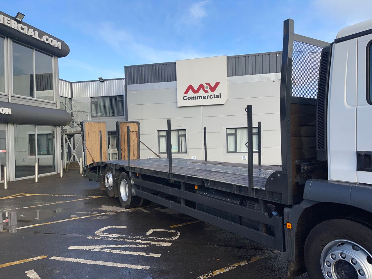 Ready to go MAN TGM 26.320, Beavertail, 320, 26 Tonne, Day Cab, Automatic, FORS - Gold Kit fitted, Winch, Double Flip Toe Ramps, Chain Box, Beacons, , -, - | for sale at MV Commercial, the UKs leading Truck, Trailers and Van supplier. (SN20YFX 140899)