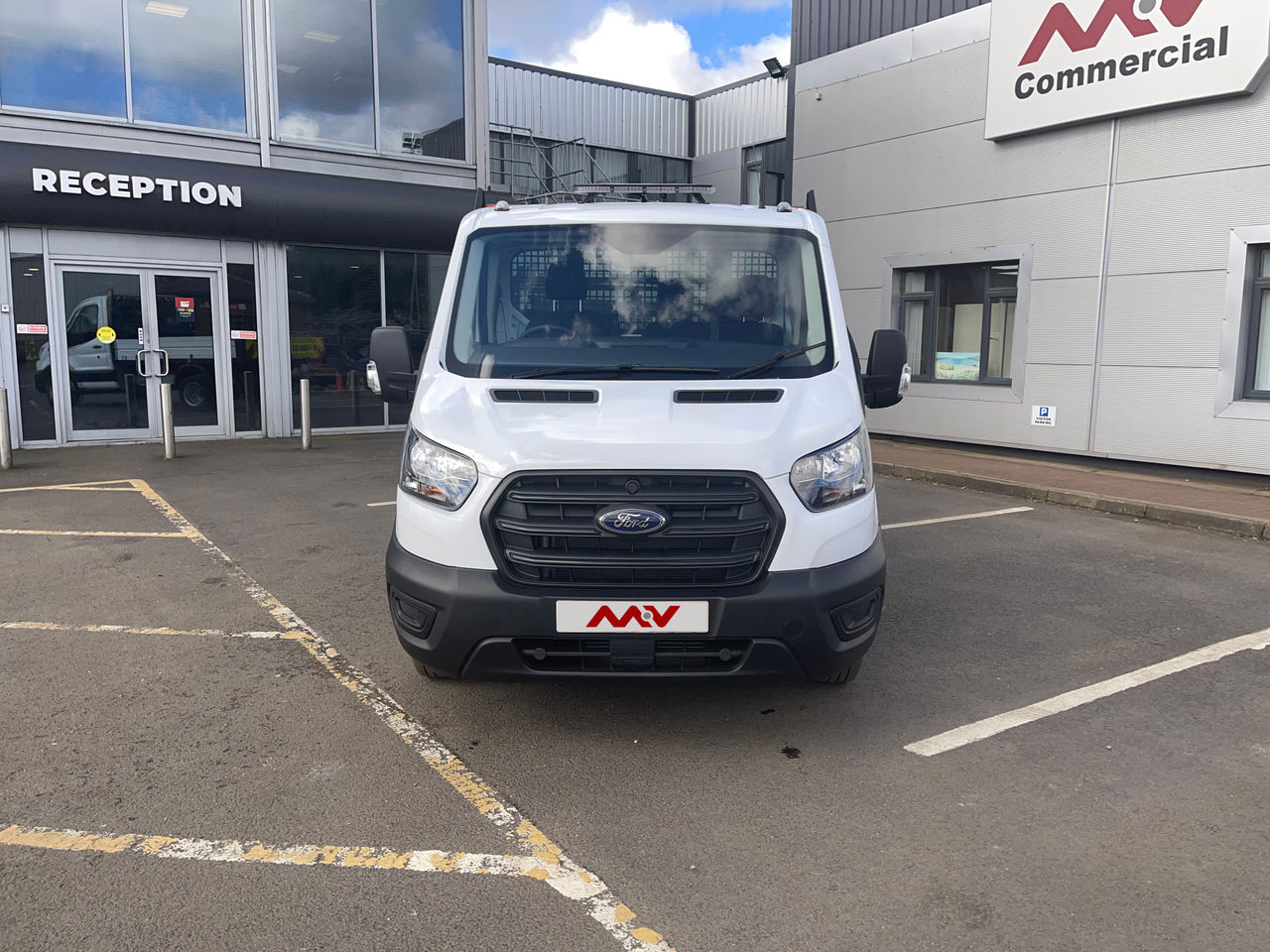 Ready to go Ford Transit, Tipper, 129, 3.5t, Day Cab, Manual, Beacons, Beacon Bar, Full Aluminium Dropsides, Towbar and Pin, Chapter 8 Markings, , -, - | for sale at MV Commercial, the UKs leading Truck, Trailers and Van supplier. (YM73ZRR 143849)