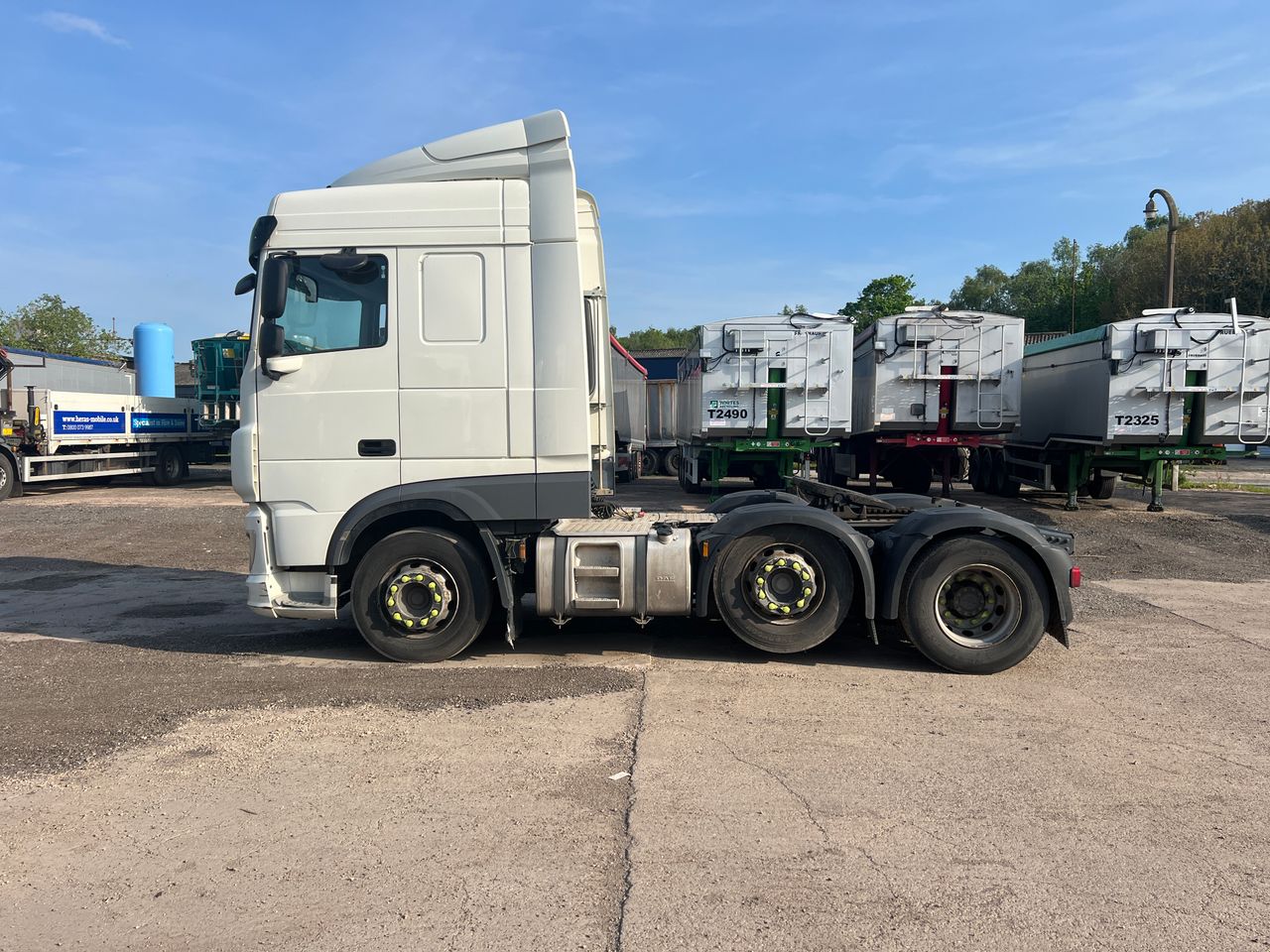 Ready to go DAF FTG XF480, Tractor Unit, 480, 44 Tonne, Space Cab, Automatic, Multi Function Steering Wheel, Air Conditioning, Double Bunk, Cab Fridge, Height Indicator, , -, - | for sale at MV Commercial, the UKs leading Truck, Trailers and Van supplier. (PJ68KZM 224794)