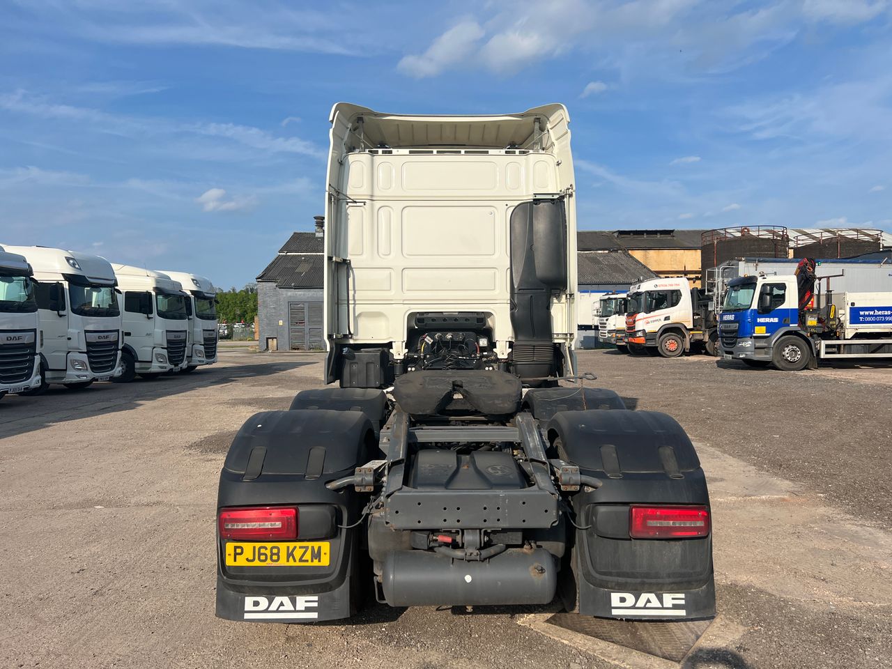 Ready to go DAF FTG XF480, Tractor Unit, 480, 44 Tonne, Space Cab, Automatic, Multi Function Steering Wheel, Air Conditioning, Double Bunk, Cab Fridge, Height Indicator, , -, - | for sale at MV Commercial, the UKs leading Truck, Trailers and Van supplier. (PJ68KZM 224796)
