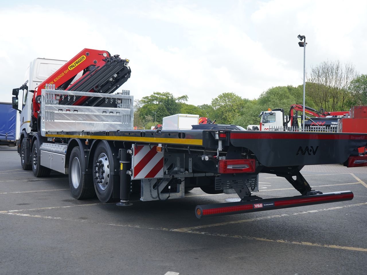 Ready to go Scania G460, Cabin Spec, 460, 32 Tonne, Highline Sleeper, Automatic, 28mm Keruing Hardwood Floor, 2 x 8.5 Tonne Front Axles, 4 x Crane Pads, Access Ladder, Bluetooth/AUX/USB Dashboard Input, , Palfinger, PK 65002 SH HIGH PERFORMANCE | for sale at MV Commercial, the UKs leading Truck, Trailers and Van supplier. (9332272 286836)