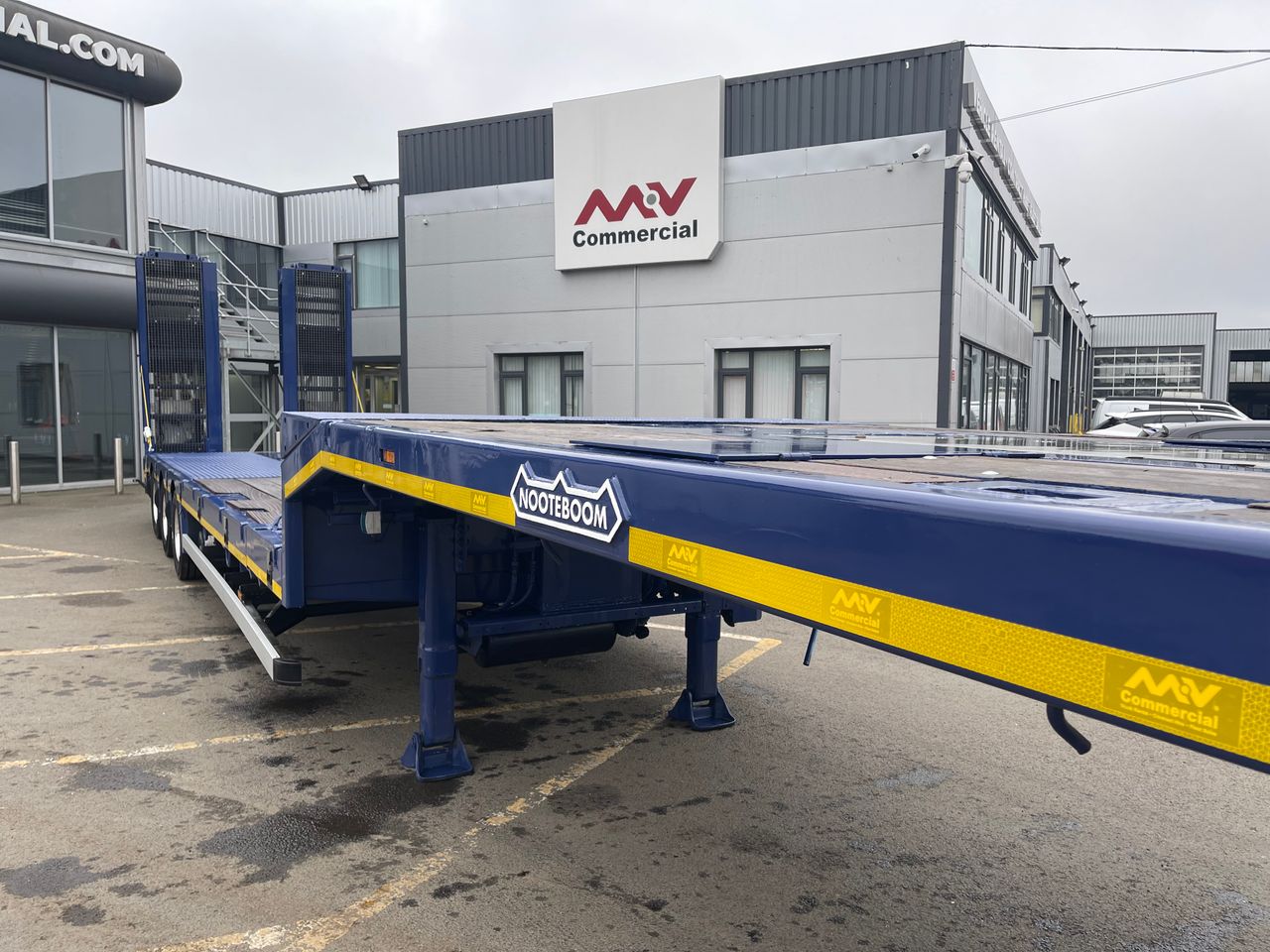 Ready to go Nooteboom 3 Axle Step Frame Trailer, Trailers, , -, Unknown, ,  Saf Axles, Double Flip Toe Ramps, Front Lift Axle, Remote power steering,  Single Extender, , -, - | for sale at MV Commercial, the UKs leading Truck, Trailers and Van supplier. (C438328 294415)