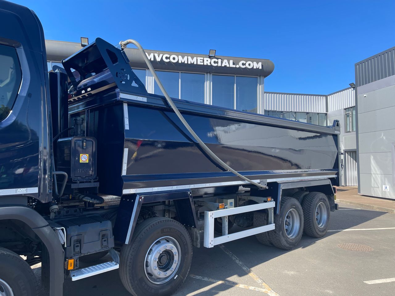 Ready to go Scania P410 XT, Tipper, 410, 32 Tonne, Day Cab, Automatic, Thompson Body with Easy Sheet, Beacons, High Ground Clearance, HYVA Ram, Air Tailgate, , -, - | for sale at MV Commercial, the UKs leading Truck, Trailers and Van supplier. (SM19BYL 348987)