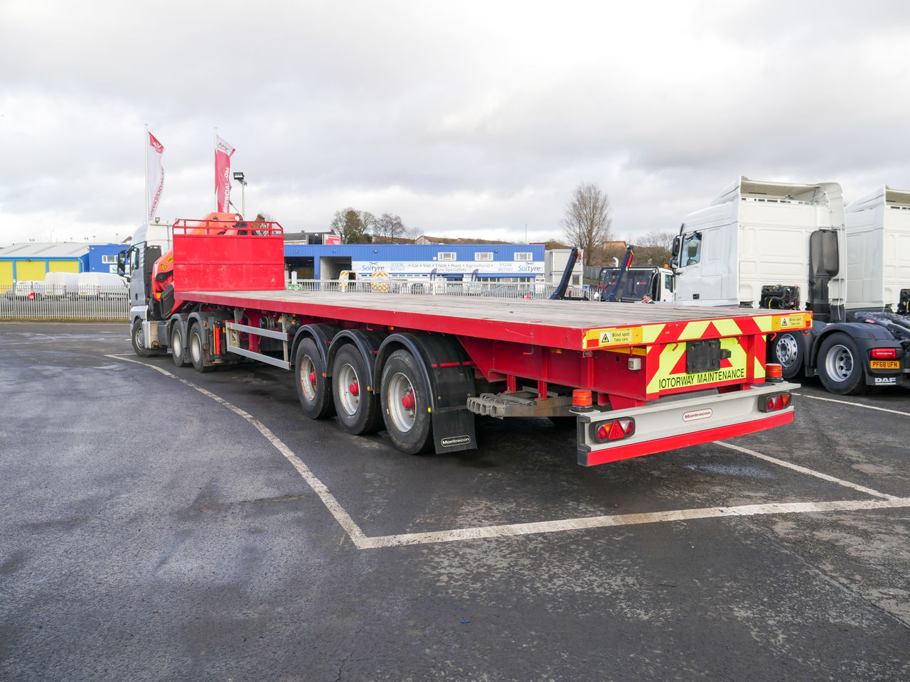 2016 Montracon 3 Axle Extendable Flatbed Trailers for sale at MV Commercial