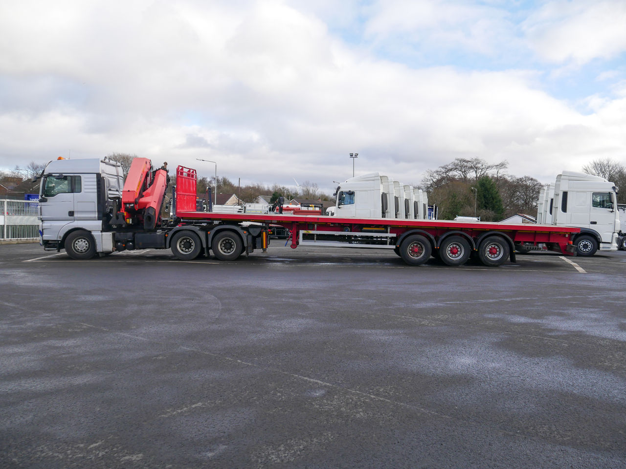 2016 Montracon 3 Axle Extendable Flatbed Trailers for sale at MV Commercial