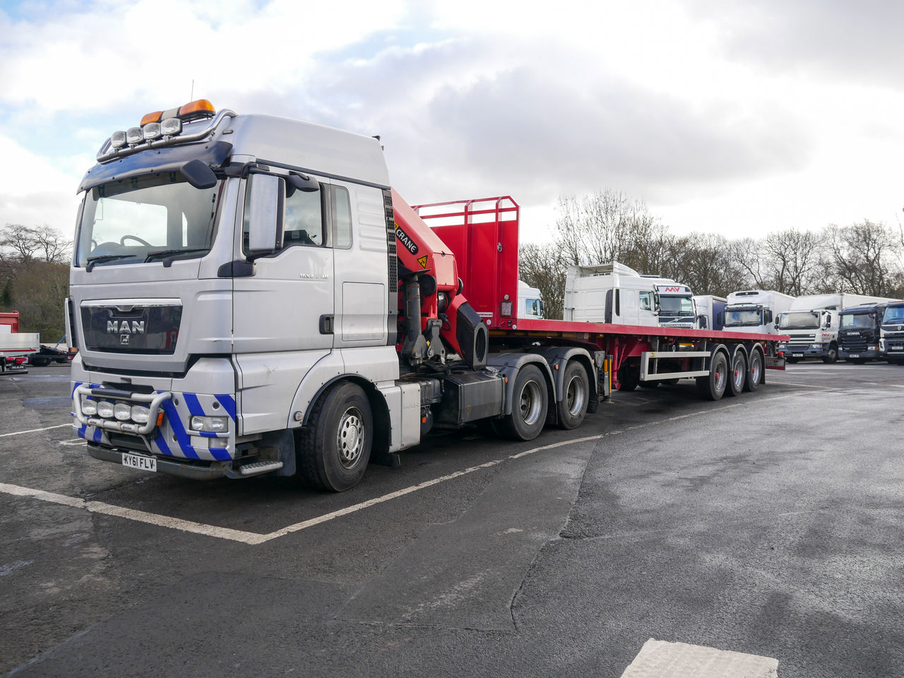 2016 Montracon 3 Axle Extendable Flatbed Trailers for sale at MV Commercial