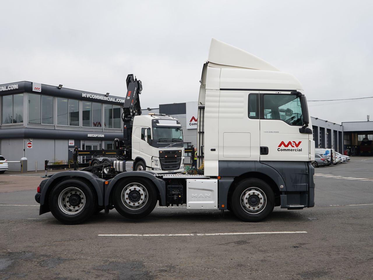 Ready to go MAN TGX 26.480, Tractor Unit, 480, 44 Tonne, XLX Sleeper Cab, Automatic, Electric Mirrors, Electric Windows, Multi Function Steering Wheel, CD Player, Air Kit, , -, - | for sale at MV Commercial, the UKs leading Truck, Trailers and Van supplier. (SN66RVC 38267)