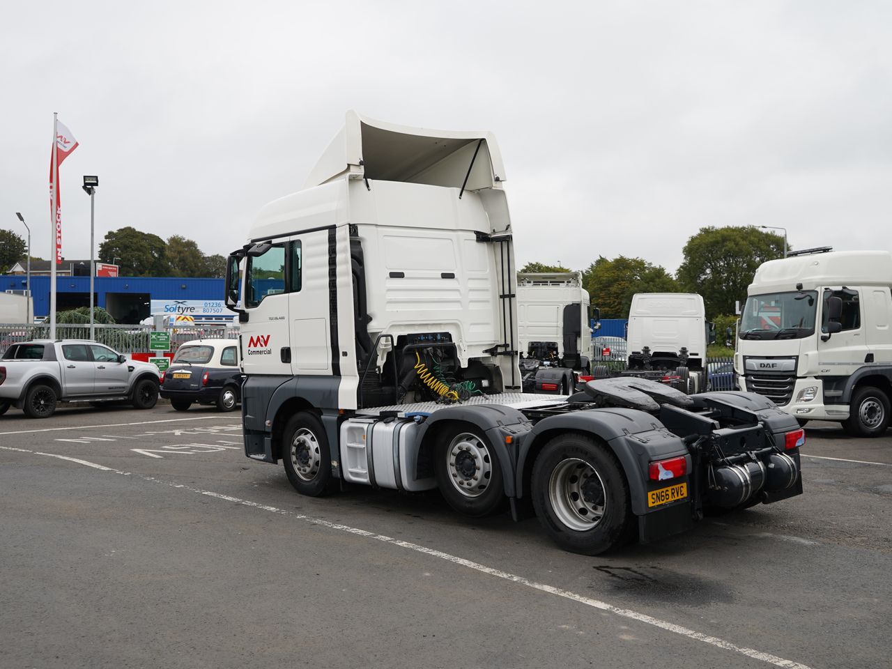 Ready to go MAN TGX 26.480, Tractor Unit, 480, 44 Tonne, XLX Sleeper Cab, Automatic, Electric Mirrors, Electric Windows, Multi Function Steering Wheel, CD Player, Air Kit, , -, - | for sale at MV Commercial, the UKs leading Truck, Trailers and Van supplier. (SN66RVC 38272)