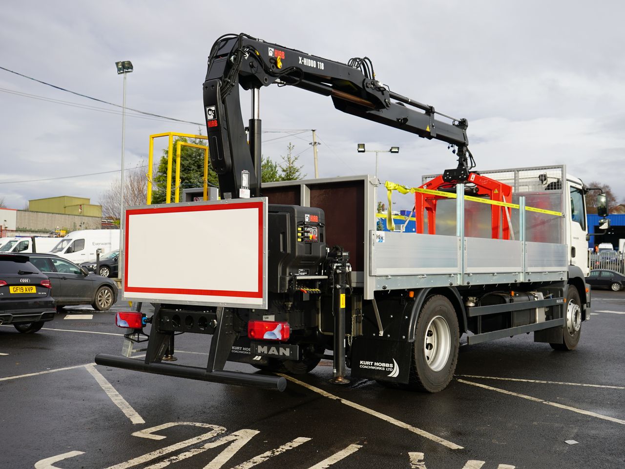 Ready to go MAN TGM 18.290, Brick Grabs, 290, 18 Tonne, Day Cab, Automatic, Anti Lock Brakes (ABS), ASR ( anti slip control ), Brick Grab, Cab Sunvisor , Cruise Control, , HIAB, X-HIDUO 118 B-1	 | for sale at MV Commercial, the UKs leading Truck, Trailers and Van supplier. (SN20YFW 40872)