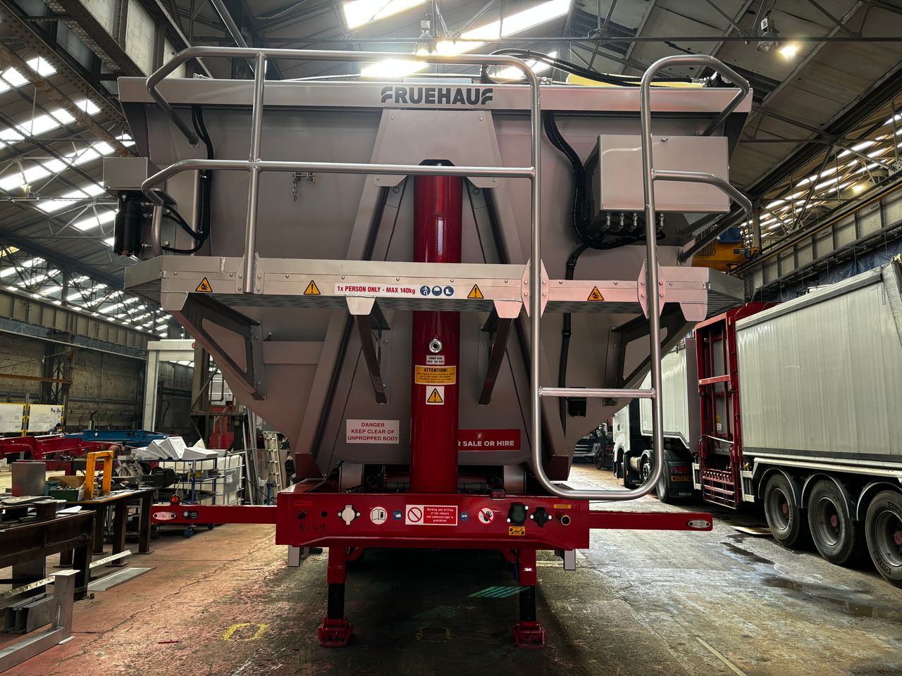 2024 Fruehauf Halfpipe Tipper Trailers for sale at MV Commercial